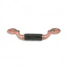 designer pull-500pull-Brushed Antique Copper-Emerald Pearl