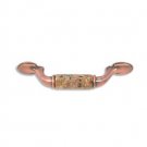 designer pull-500pull-Brushed Antique Copper-Gold Carioca