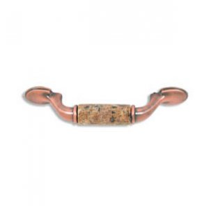 designer pull-500pull-Brushed Antique Copper-Gold Carioca