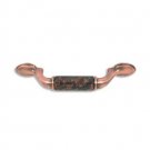designer pull-500pulls-Brushed Antique Copper-Tan Brown