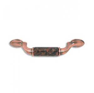designer pull-500pulls-Brushed Antique Copper-Tan Brown