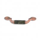 designer pull-500pulls-Brushed Antique Copper-Verde Butterfly