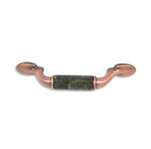designer pull-500pulls-Brushed Antique Copper-Verde Butterfly