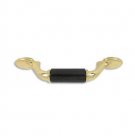 designer pull-500pulls-Polished Brass Finish-Absolute Black