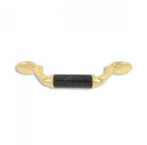 designer pull-500pulls-Polished Brass Finish-Black Galaxy