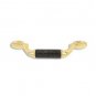 designer pull-500pulls-Polished Brass Finish-Black Galaxy