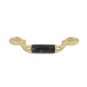designer pull-500pulls-Polished Brass Finish-Emerald Pearl