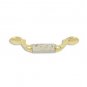designer pull-500pulls-Polished Brass Finish-Kashmire White