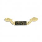 designer pull-500pulls-Polished Brass Finish-Verde Butterfly