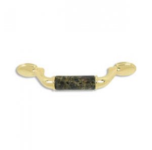 designer pull-500pulls-Polished Brass Finish-Verde Butterfly