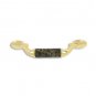 designer pull-500pulls-Polished Brass Finish-Verde Butterfly