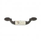 designer pull-500pulls-Rustic Bronze Finish-Kashmire White