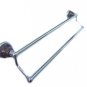 Double bar-Dakota Mahogany-pole with chrome finished