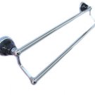 Double bar- Emerald Pearl-pole with chrome finisded