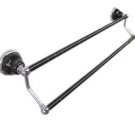 Double bar-Emerald Pearl-pole with stone finished