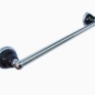Towel bar short-Absolute Black-pole with chrome