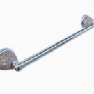Towel bar short-Almond Mauve-pole with chrome finished
