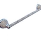 Towel bar  short-Almond Mauve-pole with stone finished