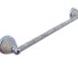 Towel bar  short-Almond Mauve-pole with stone finished
