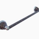 Towel bar short-Dakota Mahogany-pole with stone finished