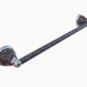 Towel bar short-Dakota Mahogany-pole with stone finished