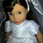 American Girl Doll Communion /flower Girl Dress Made to Order Wedding,Present Matching dolly and me