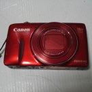 Very Nice Canon Powershot SX600 16MP Digital Camera - red