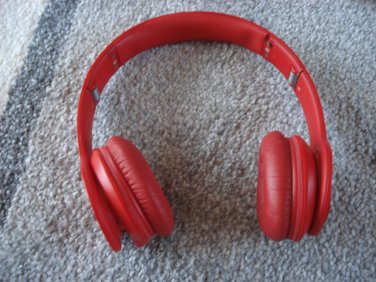 Very Nice Beats by Dr. Dre Solo HD Headband Headphones - Red