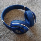 Like New Beats by Dr. Dre Studio 2.0 Wired Handband Headphones - Blue