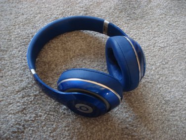 Like New Beats by Dr. Dre Studio 2.0 Wired Handband Headphones - Blue