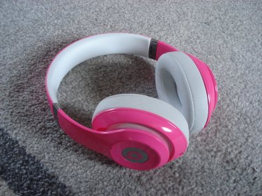Like New Beats by Dr. Dre Studio 2.0 Wired Handband Headphones - Pink