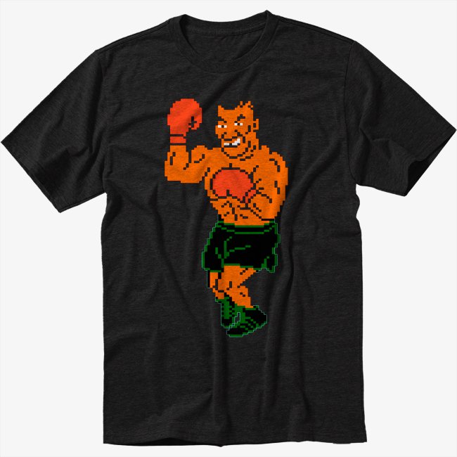Mike Tysons Punchout Tyson 8 Bit Boxing T Shirt