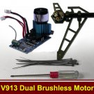 WLtoys V913 RC Helicopter Parts Upgraded Kit Dual Brushless Motor