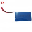5 x 3.7V 730mAh Lipo Battery For Wltoys V686 RC Quadcopter