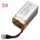 5 X DM007 RC Quadcopter Spare Part 7.4V 380Mah Battery