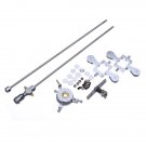 Esky E020 Big Lama Metal CNC Upgrade Kit For Esky E020 E515 silver