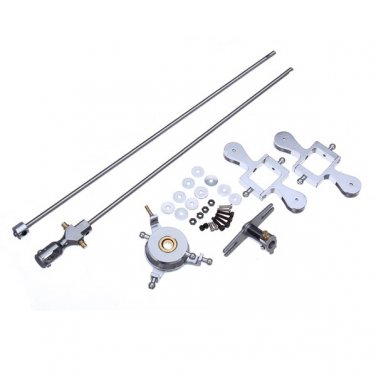 Esky E020 Big Lama Metal CNC Upgrade Kit For Esky E020 E515 silver