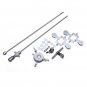 Esky E020 Big Lama Metal CNC Upgrade Kit For Esky E020 E515 silver