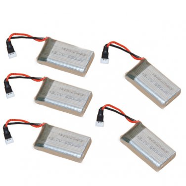 5 PCS JJRC H9D H9D-10 3.7V 650mAh Battery