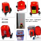 Self leveling Cross Laser Level Red 2 Line 1 Point 360 degree Electrical AK435