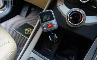 USB LCD Car Cigarette Lighter Bluetooth FM Transmitter AUX MP3 Micro SD USB Flas