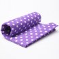 1 Set Purple 7 Assorted Striped Fabrics Charm Cotton Quilt
