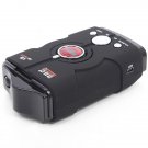 V8 Radar Detector Car Alarm English Voice Warning Black+Silver
