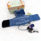 2 in 1 Sauna Slimming Fitness Belt Body Massager Vibrating Heating