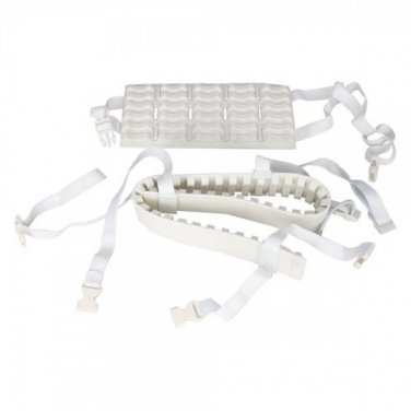 2pcs Cervical Vertebra Corrective Massager Device White