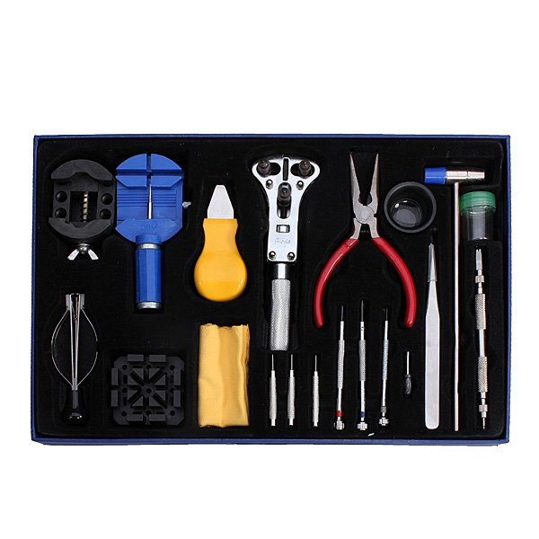 20pcs Wrist Watch Repair Tools Set Kits Pin&hand Remover