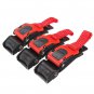 3 x Plastic Motorcycle Clip Chin Strap Quick Release Buckle Autocycle