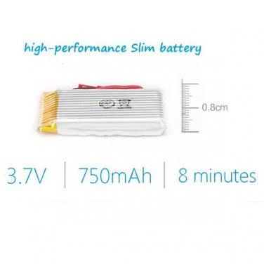 5 x JJRC H12C RC Quadcopter Spare Parts 3.7V 750mah 20C Battery