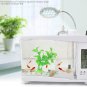 LCD Display Desktop LED Clock Lamp Light Digital Calendar Fish Tank