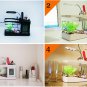 LCD Display Desktop LED Clock Lamp Light Digital Calendar Fish Tank